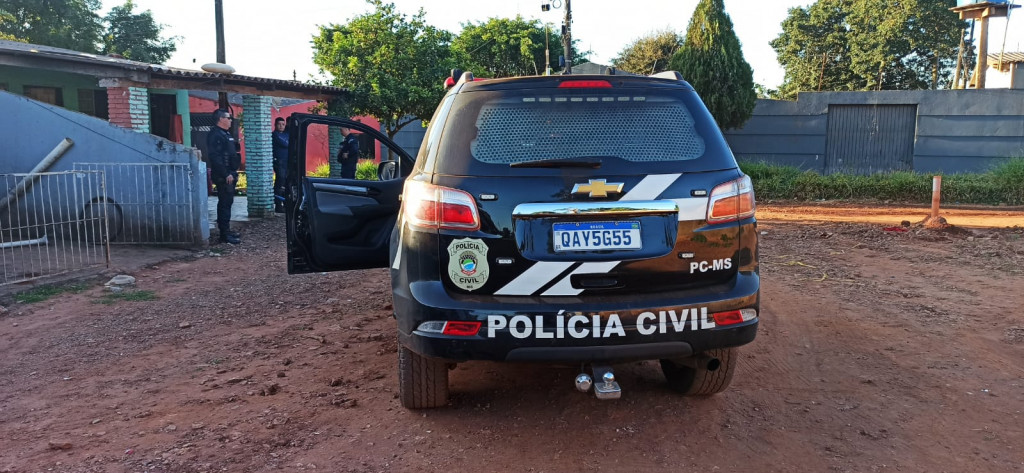 Corpo estava em uma residências nas proximidades da rodoviária de Ponta Porã; Foto: Polícia Civil