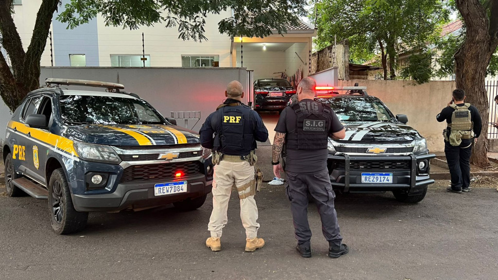 Ação contou com 60 policiais civis, rodoviários federais e equipes de cães de faro; Fotos: Polícia Civil e PRF