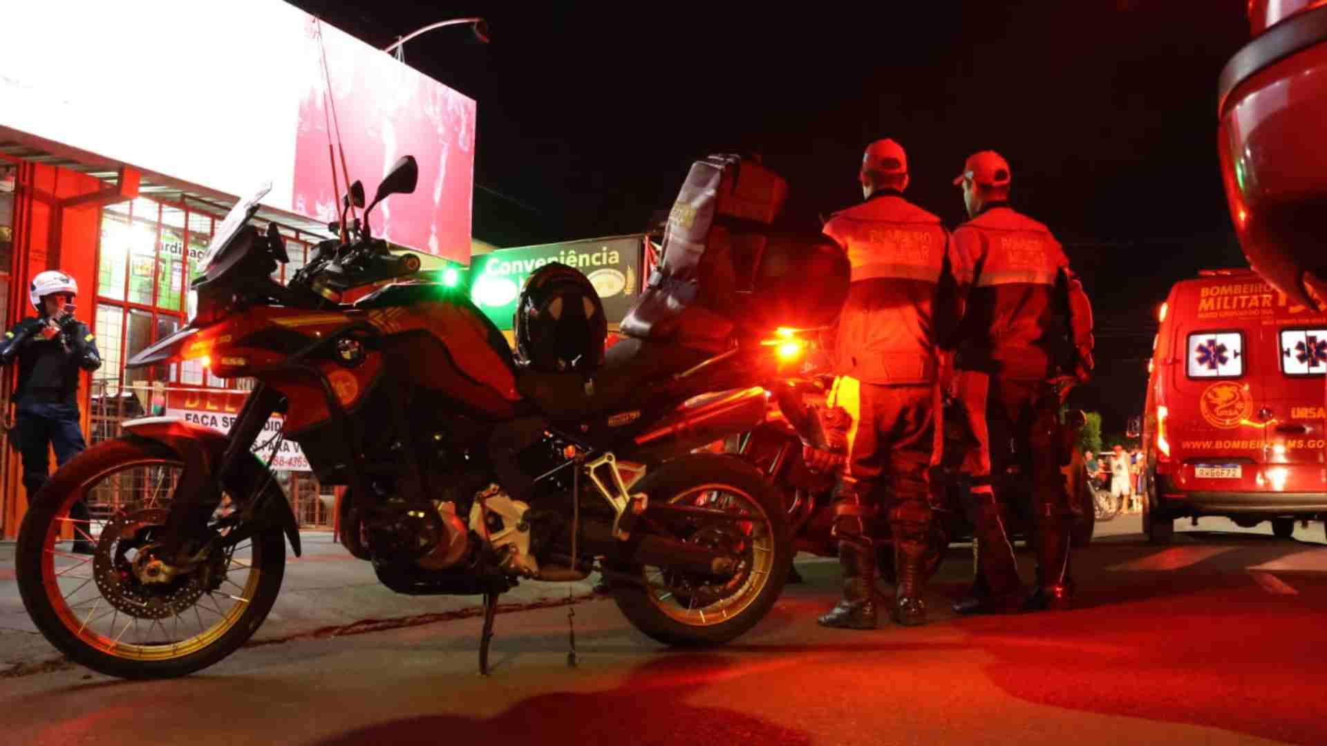 Crime aconteceu no início da noite desta quarta-feira (Foto: Henrique Arakaki / Midiamax)