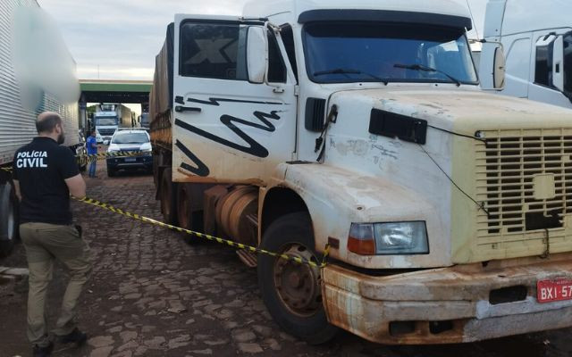 Vanderlei foi encontrado morto dentro da carreta; Foto: Sidnei Bronka/Ligado Na Notícia