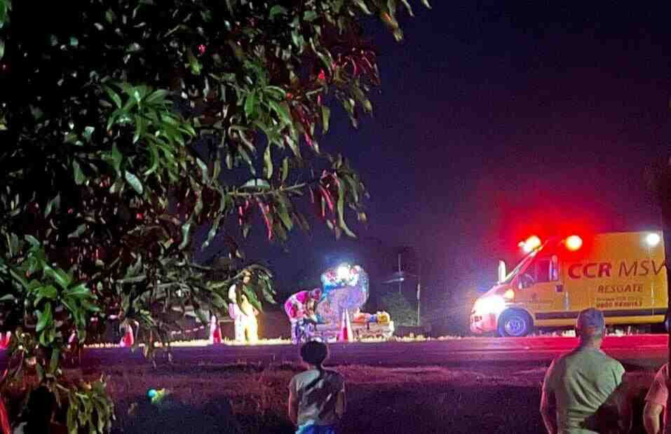 Vítima chegou a ser socorrida, mas não resistiu; Foto: Rio Brilhante em Tempo Real