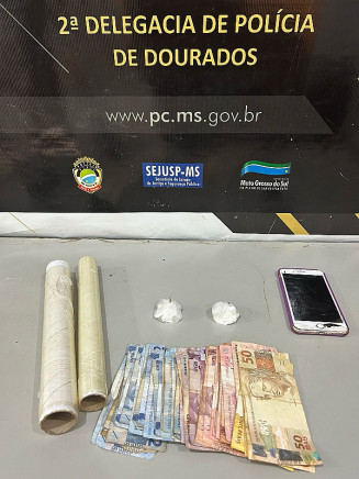 Droga, segundo o autor, seria para consumo próprio; Foto: Policia Civil