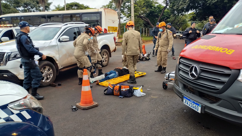 Nilson pilotava uma moto quando avançou o sinal vermelho; Fotos: Leandro Holsbach/Ligado Na Notícia