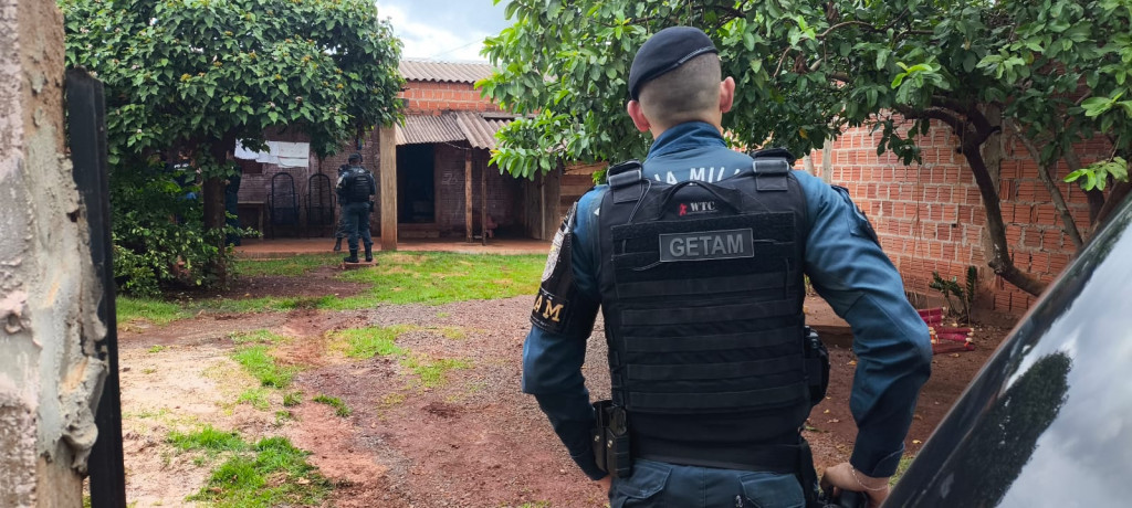 Casa onde 'Galo Cego' estava escondido; Foto: Sidnei Bronka/Ligado Na Notícia