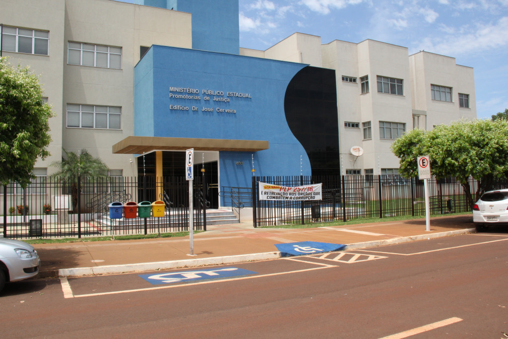 Fachada do Ministério Público de Dourados; Foto: Divulgação